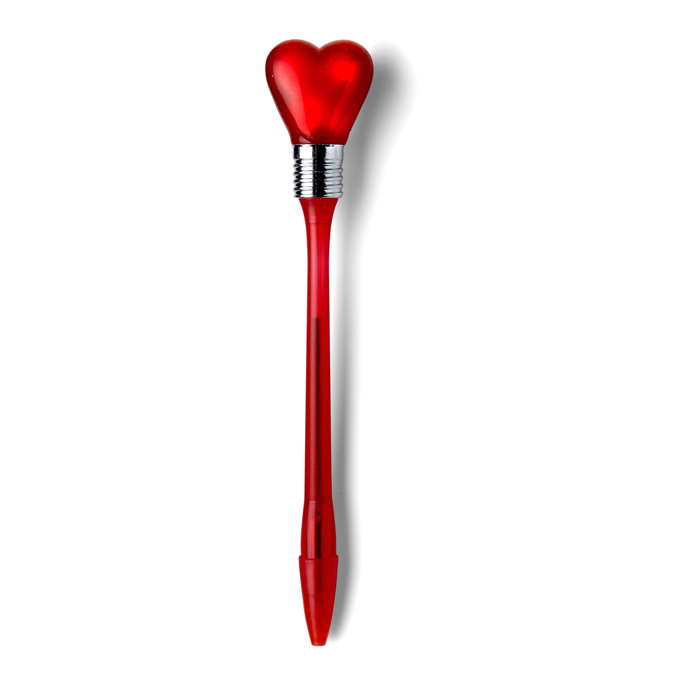 Długopis  "serce" z zatyczką
