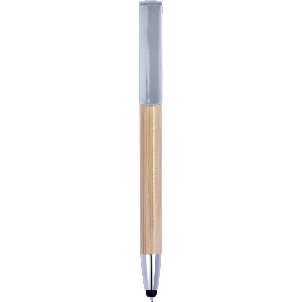 Bambusowy długopis, touch pen, stojak na telefon