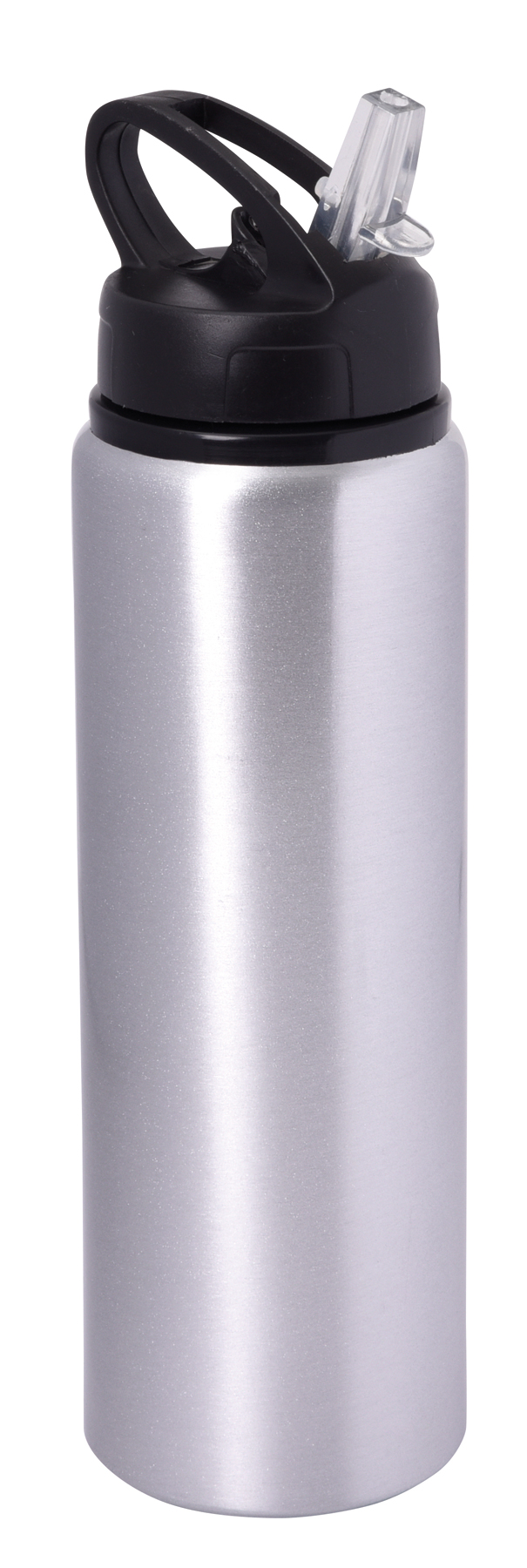Aluminiowa butelka do picia SPORTY TRANSIT, srebrny