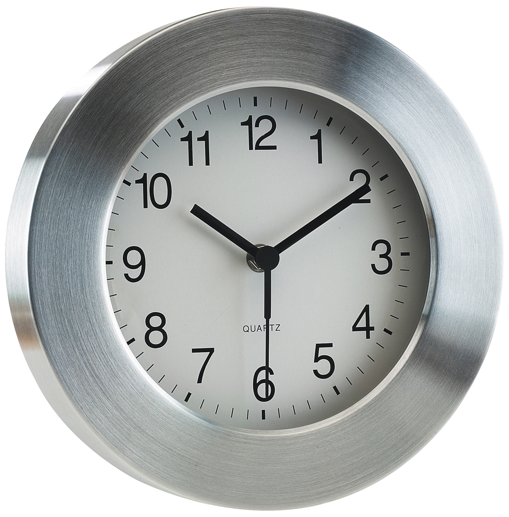 Aluminiowy zegar VENUS, srebrny